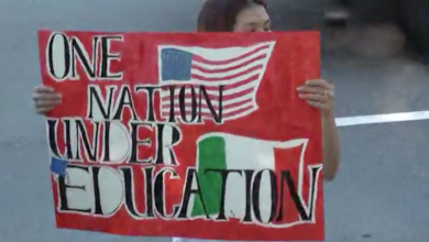 Estudiantes de Little Rock dejaron a un lado sus clases para protestar en contra de la eliminación del programa DACA