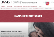 Programa Healthy Start de UAMS busca proveer los recursos adecuados a familias del área