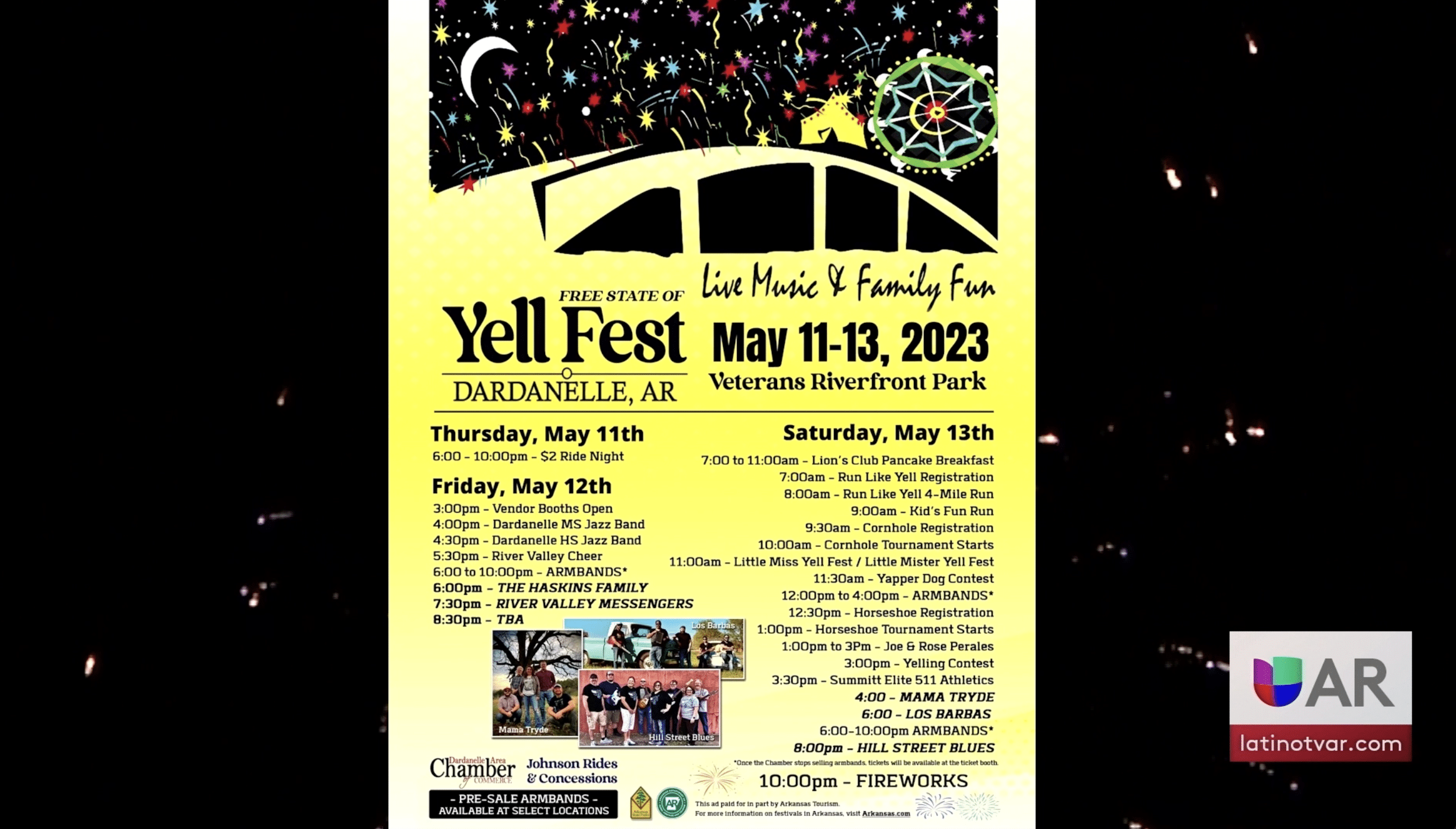 Llega el Yell Fest 2023 Univision Arkansas