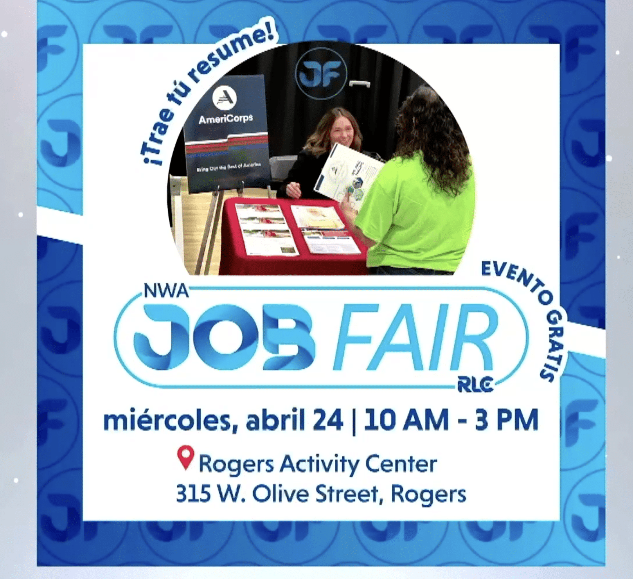 Llega la feria de trabajo en NWA este miércoles 24 de abril en el Rogers Activity Center