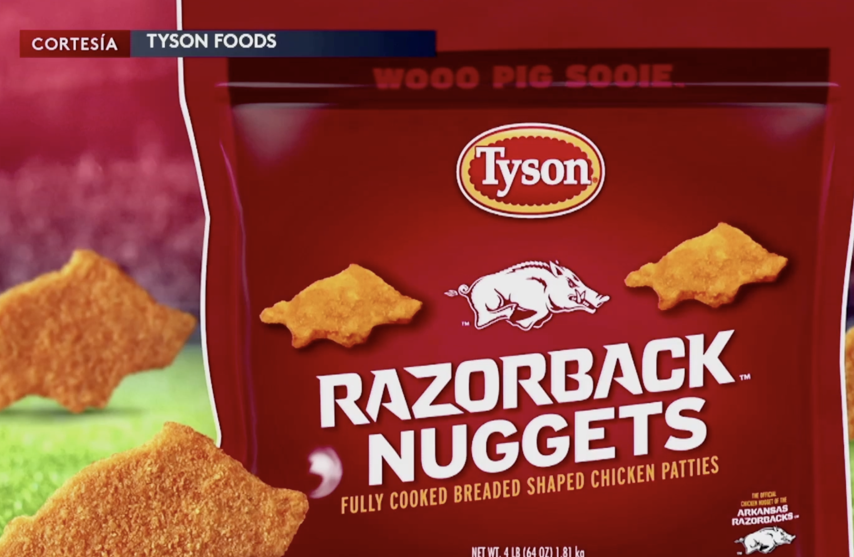 Tyson Foods lanza nuggets de pollo de los Razorbacks - Univision Arkansas